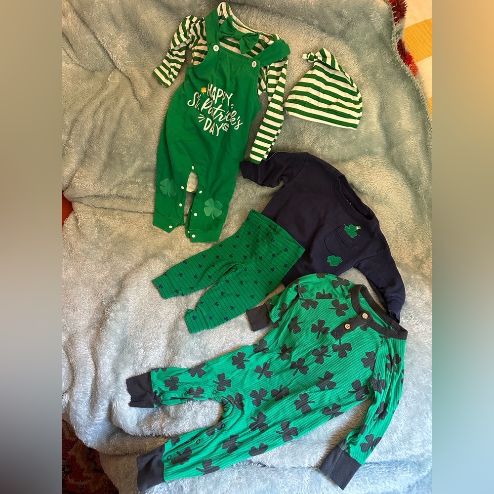 Bundle of 6-9m St Paddy’s Day baby clothes